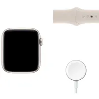 TELUS Apple Watch SE (GPS + Cellular) 44mm Starlight Aluminum Case w/ Starlight Sport Band (2022) - Monthly Financing