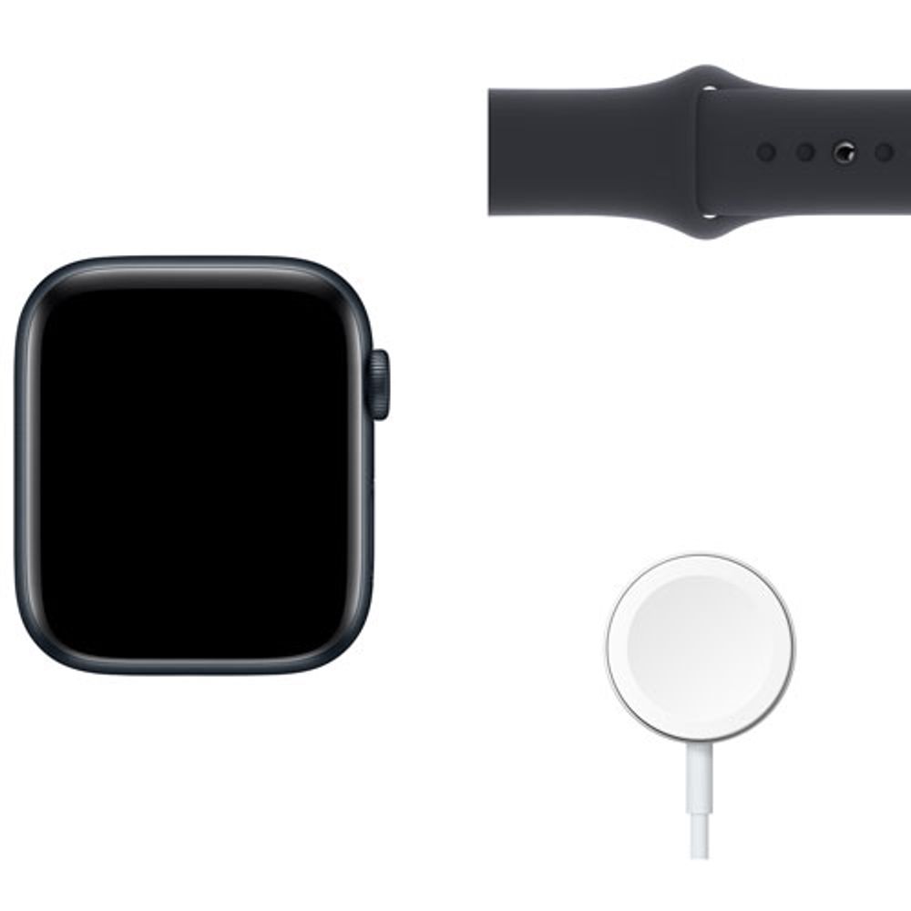 Rogers Apple Watch SE (GPS + Cellular) 44mm Midnight Aluminum Case with Midnight Sport Band (2022) - Monthly Financing
