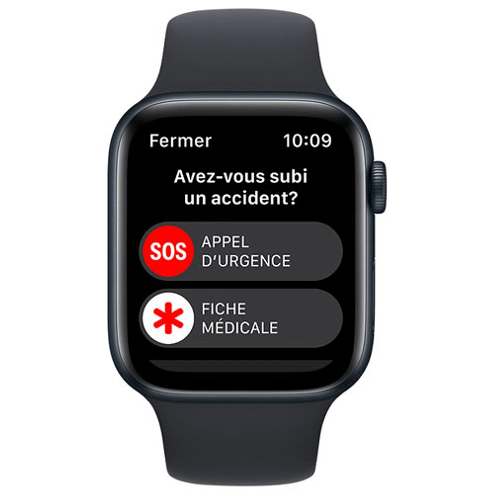 TELUS Apple Watch SE (GPS + Cellular) 44mm Midnight Aluminum Case w/ Midnight Sport Band (2022) - Monthly Financing