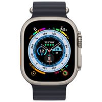 TELUS Apple Watch Ultra (GPS + Cellular) 49mm Titanium Case w/ Midnight Ocean Band - Monthly Financing