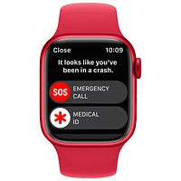 Virgin Plus Apple Watch Series 8 (GPS + Cellular) 41mm (PRODUCT)RED Aluminum Case w/ (PRODUCT)RED Sport Band - S/M - Monthly Financing