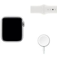 Rogers Apple Watch SE (GPS + Cellular) 40mm Silver Aluminum Case with White Sport Band (2022) - Monthly Financing