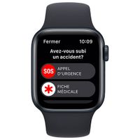 TELUS Apple Watch SE (GPS + Cellular) 40mm Midnight Aluminum Case w/ Midnight Sport Band (2022) - Monthly Financing