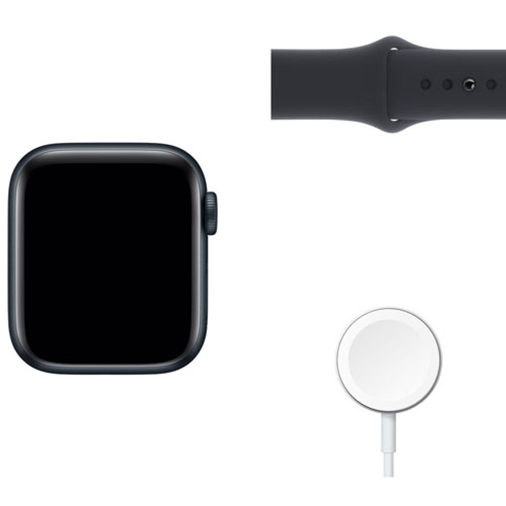 TELUS Apple Watch SE (GPS + Cellular) 40mm Midnight Aluminum Case w/ Midnight Sport Band (2022) - Monthly Financing