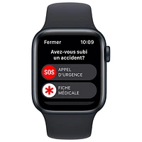 Bell Apple Watch SE (GPS + Cellular) 40mm Midnight Aluminum Case w/ Midnight Sport Band (2022) - Monthly Financing