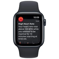 Bell Apple Watch SE (GPS + Cellular) 40mm Midnight Aluminum Case w/ Midnight Sport Band (2022) - Monthly Financing