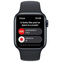 Rogers Apple Watch SE (GPS + Cellular) 40mm Midnight Aluminum Case with Midnight Sport Band (2022) - Monthly Financing