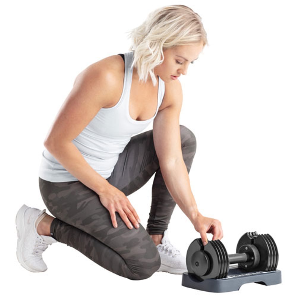 NordicTrack Select-A-Weight Adjustable Dumbbell - 25 lb