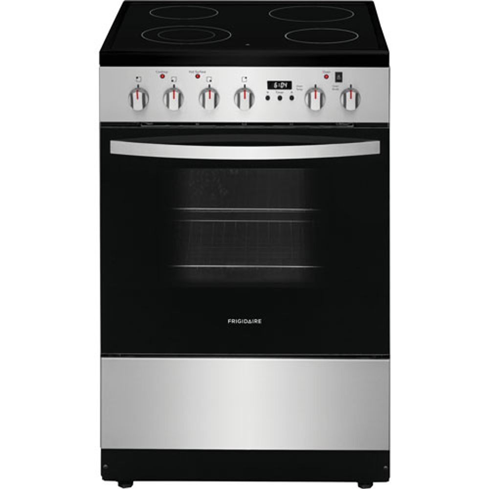 Frigidaire 24" 1.9 Cu. Ft. 4-Element Freestanding Electric Range (FCFE242CAS) - Stainless Steel