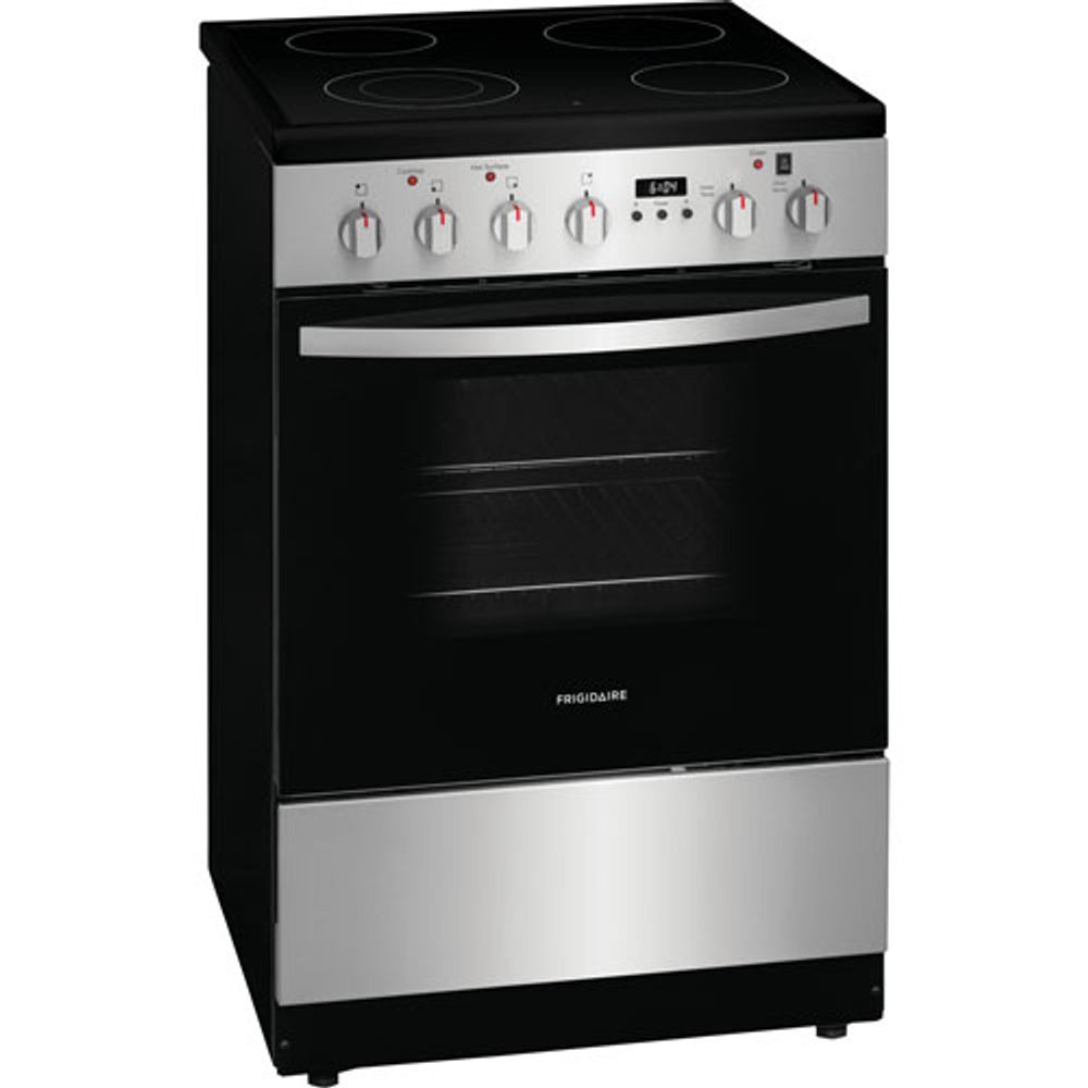 Frigidaire 24" 1.9 Cu. Ft. 4-Element Freestanding Electric Range (FCFE242CAS) - Stainless Steel