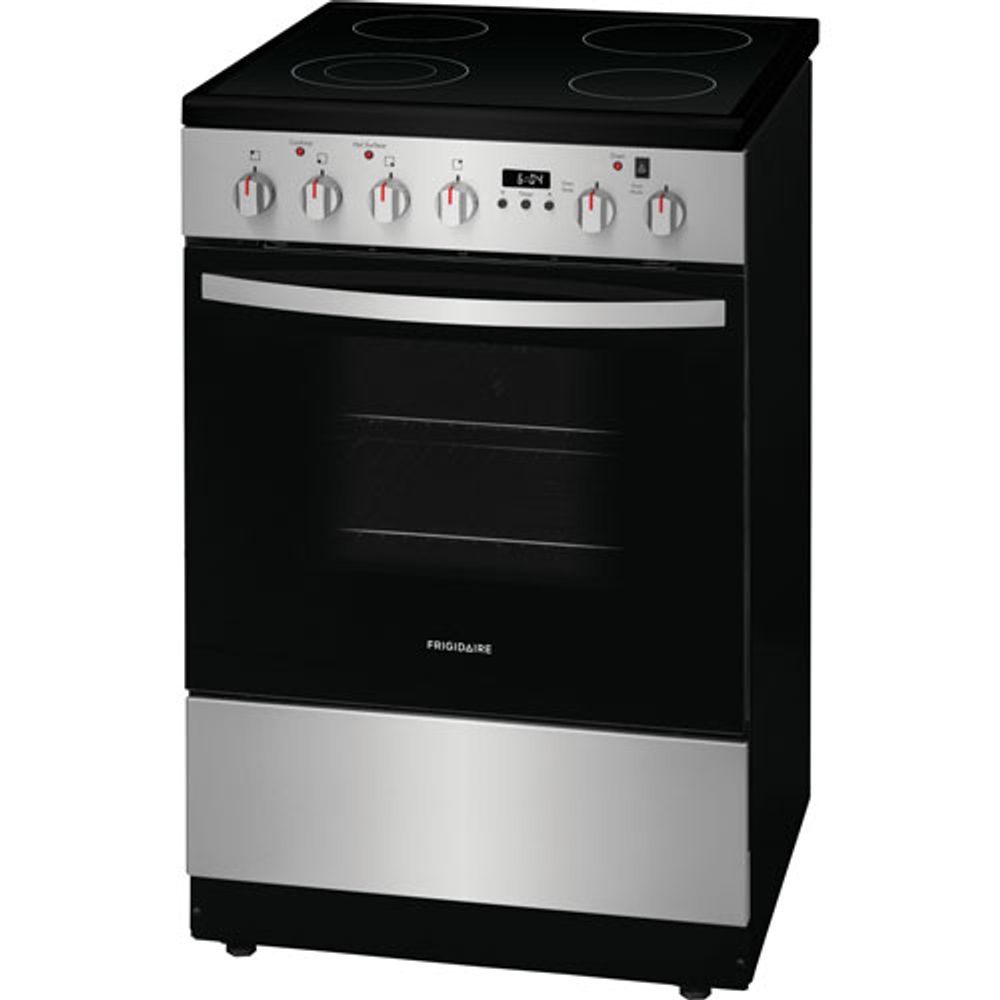 Frigidaire 24" 1.9 Cu. Ft. 4-Element Freestanding Electric Range (FCFE242CAS) - Stainless Steel