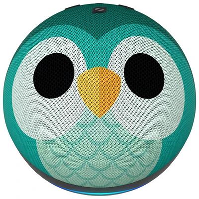 Haut-parleur intelligent Echo Dot Kids (5e génération) avec Alexa - Hibou