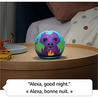 Haut-parleur intelligent Echo Dot Kids (5e génération) avec Alexa - Hibou