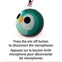Haut-parleur intelligent Echo Dot Kids (5e génération) avec Alexa - Hibou