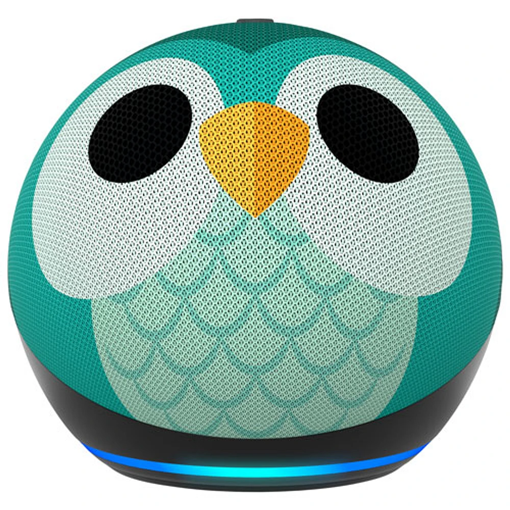 Haut-parleur intelligent Echo Dot Kids (5e génération) avec Alexa - Hibou