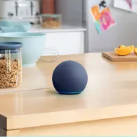 Haut-parleur intelligent Echo Dot d'Amazon (5e génération) avec Alexa - Bleu foncé océan