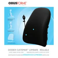 ObusForme CustomAIR Backrest Support