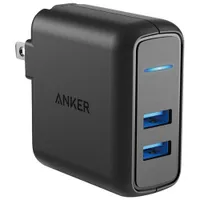 Anker PowerPort 2 Elite 24W 2-Port USB-A Wall Charger (B2023J11-1)