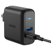 Anker PowerPort 2 Elite 24W 2-Port USB-A Wall Charger (B2023J11-1)