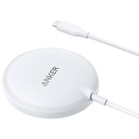 Anker PowerWave 7.5W Magnetic Wireless Charging Pad (A2565H21-1) - White