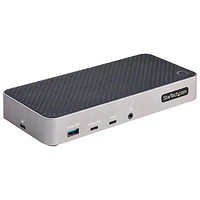 StarTech USB-C Triple Monitor Docking Station with Power Delivery (116N-USBC-DOCK) - Space Grey