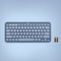 Logitech K380 Wireless Slim TKL Keyboard for Mac with Customizable Shortcuts - Blueberry