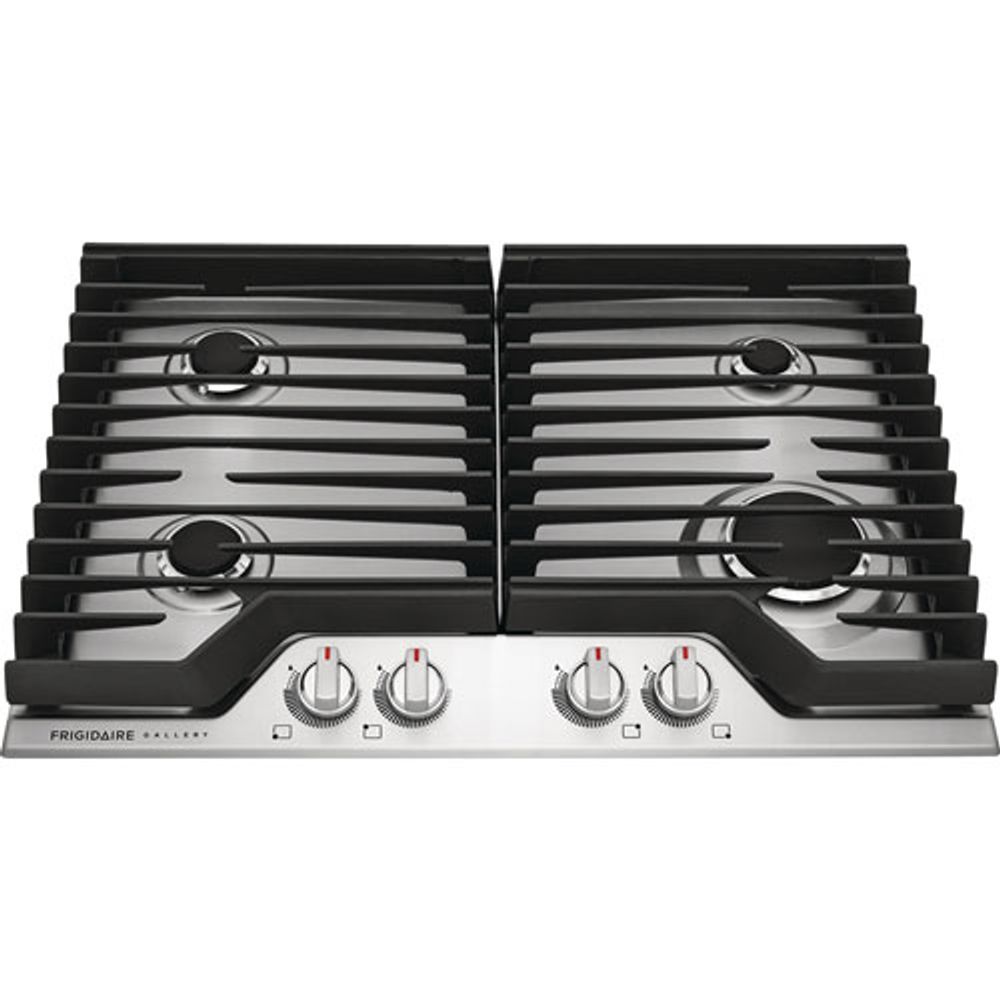 Frigidaire Gallery 30" 4-Burner Gas Cooktop (GCCG3046AS) - Stainless Steel