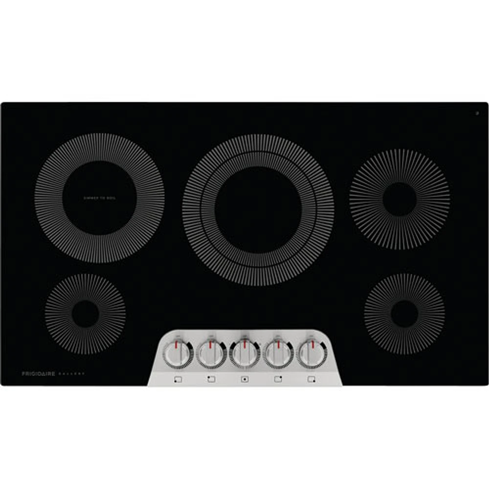 Frigidaire Gallery 36" 5-Element Electric Cooktop (GCCE3670AS) - Stainless Steel