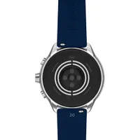 Montre intelligente de 44 mm de 6e génération avec moniteur de fréquence cardiaque Wellness Edition de Fossil - Bleu