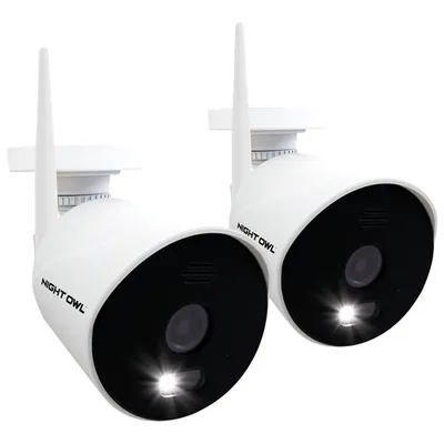 Night Owl Indoor & Outdoor 1080p Full HD IP Camera - 2-Pack - White