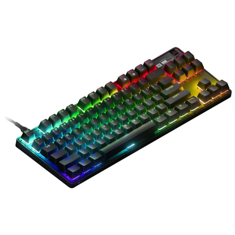 Clavier de jeu ergonomique mécanique rétroéclairé Apex Pro TKL de SteelSeries