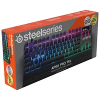 Clavier de jeu ergonomique mécanique rétroéclairé Apex Pro TKL de SteelSeries