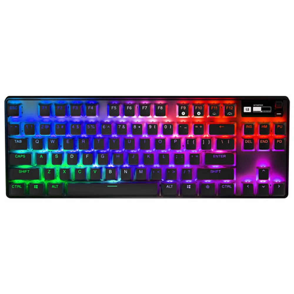 Clavier de jeu mécanique rétroéclairé sans fil ergonomique Apex Pro TKL de SteelSeries