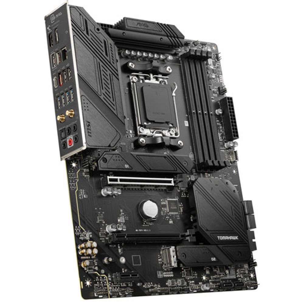 MSI B650M-A WIFI Micro-ATX AM5 DDR5 Motherboard for AMD Ryzen 9000/8000/7000 Series CPUs