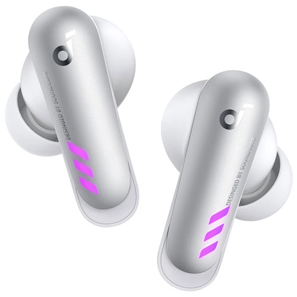 Écouteurs boutons 100 % sans fil à suppression du bruit VR P10 de Soundcore by Anker - Blanc