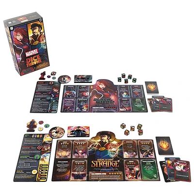 Marvel Dice Throne 2-Hero Box Board Game - Black Widow & Doctor Strange - English