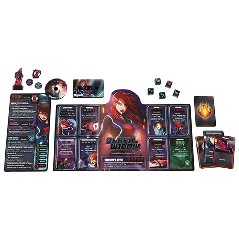 Jeu de société Marvel Dice Throne 2-Hero Box - Black Widow et Doctor Strange - Anglais