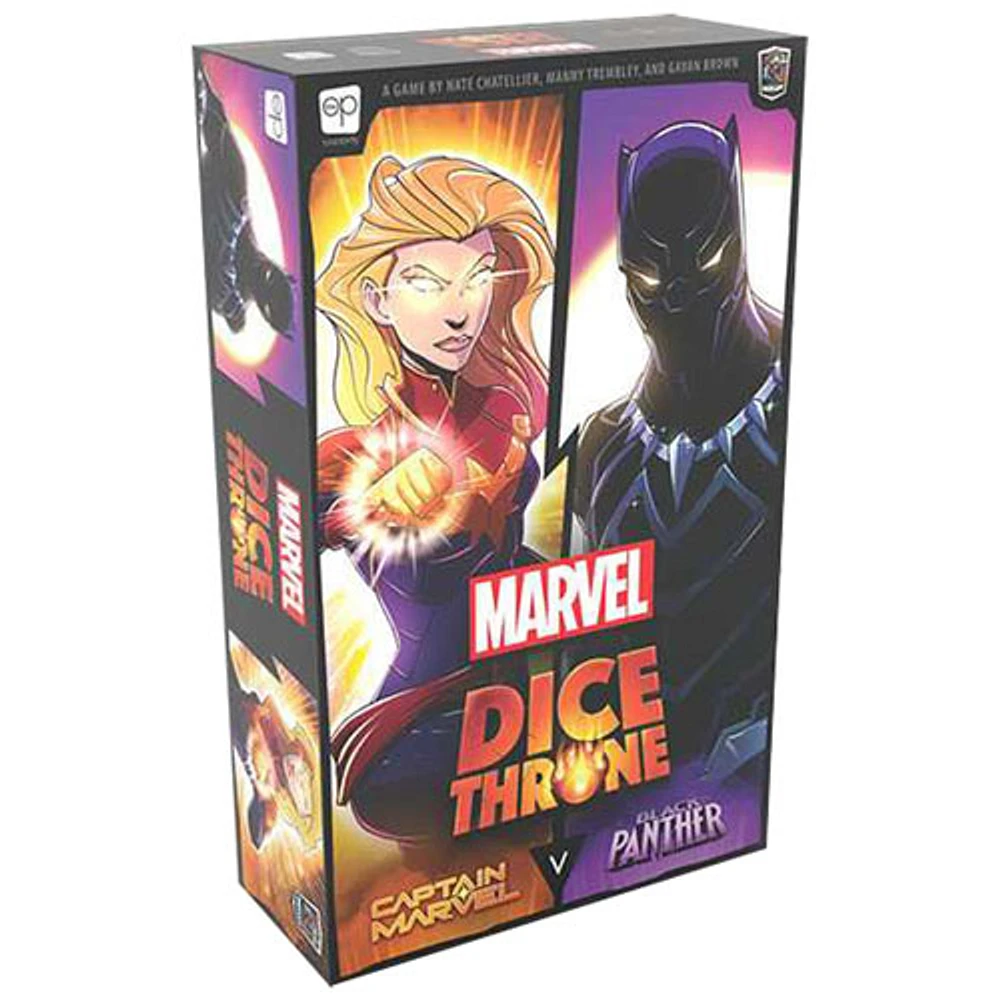 Marvel Dice Throne 2-Hero Box Board Game - Captain Marvel & Black Panther - English