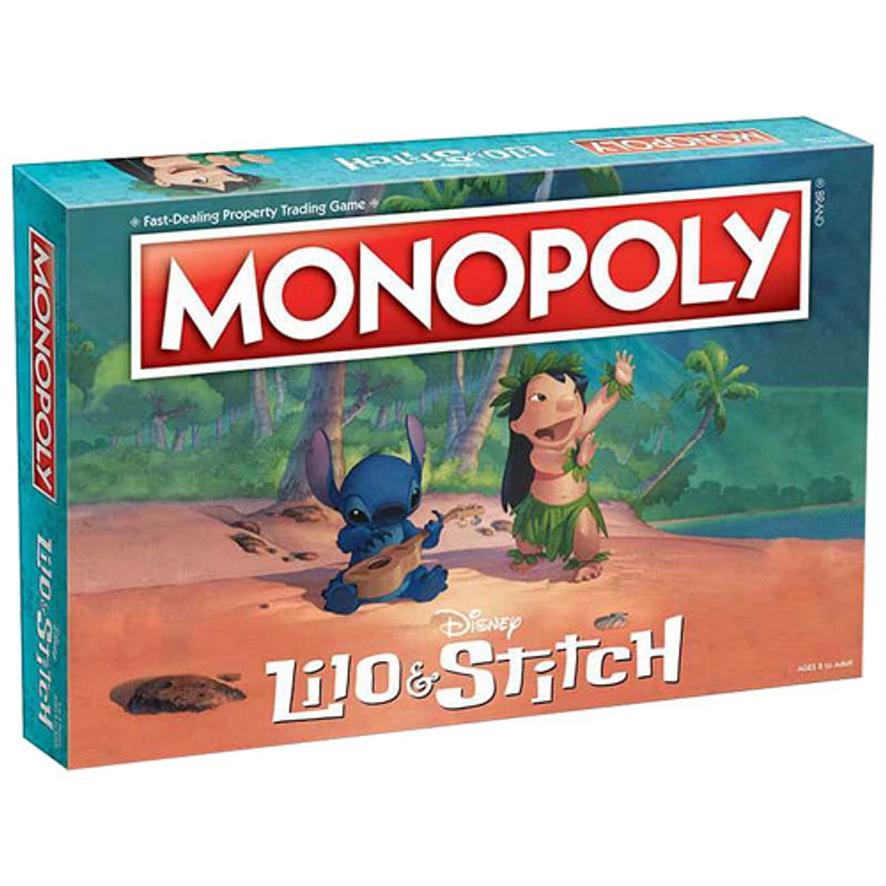 Monopoly: Lilo & Stitch Edition Board Game - English