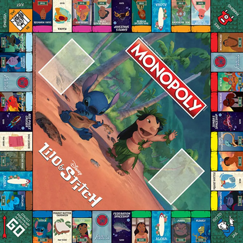 Jeu de société Monopoly : Lilo & Stitch Edition - Anglais