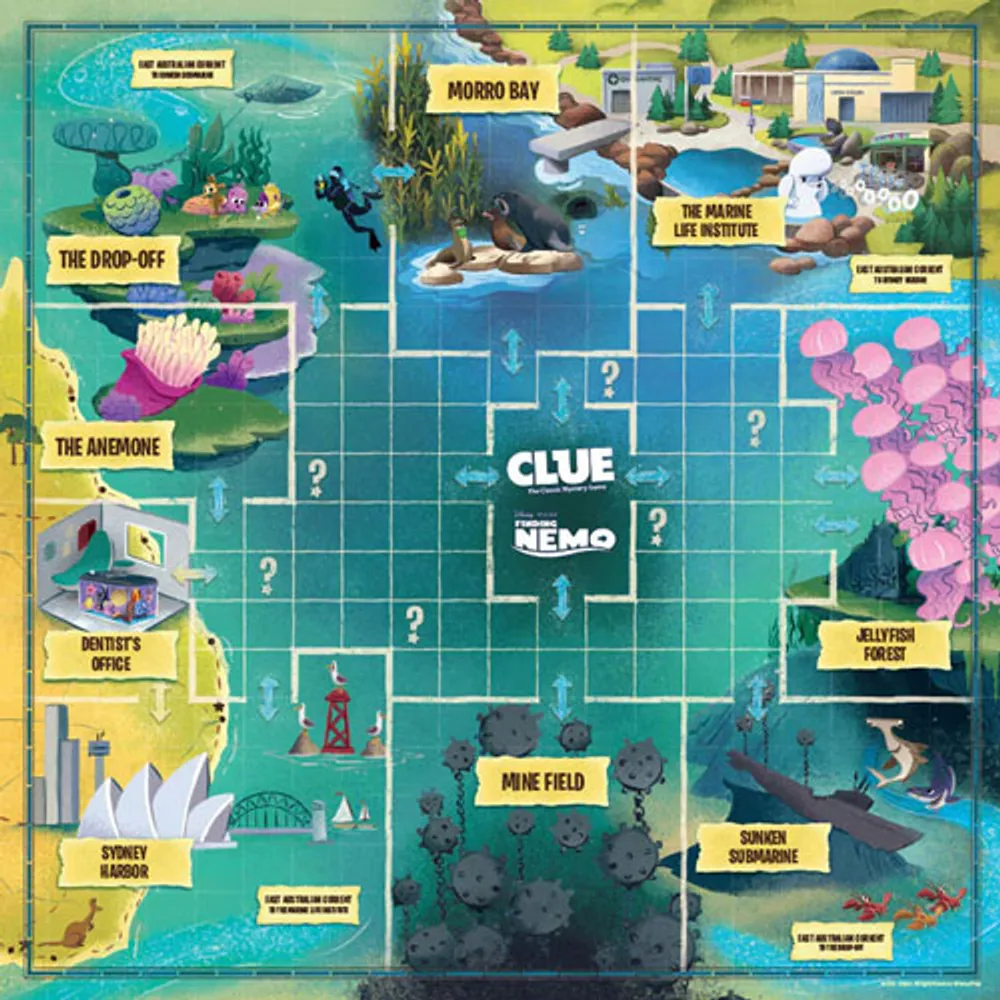 Clue: Finding Nemo Edition Board Game - English