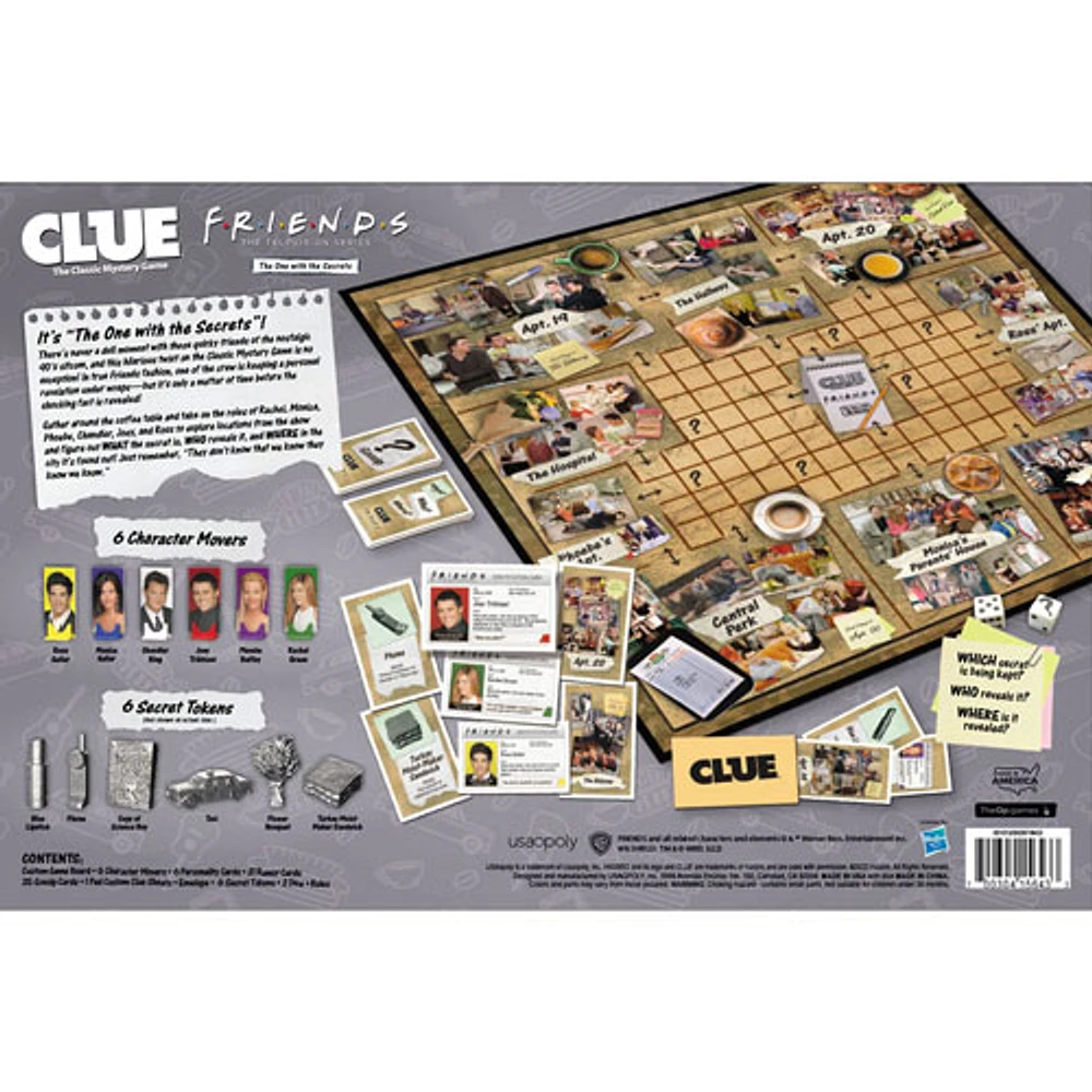 Clue: Friends Board Game - English