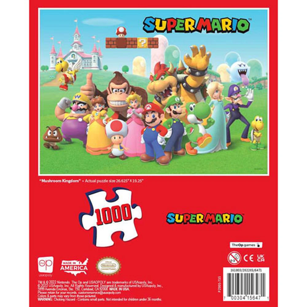 Super Mario: Mushroom Kingdom Puzzle - 1000 Pieces