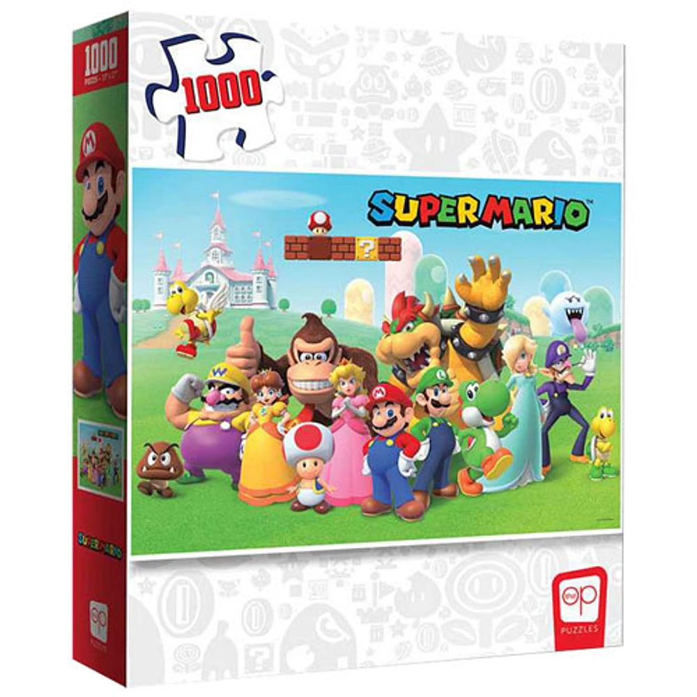 Super Mario: Mushroom Kingdom Puzzle - 1000 Pieces