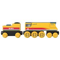 Mattel Thomas & Friends Rebecca Engine & Car Push-Along Toy Train