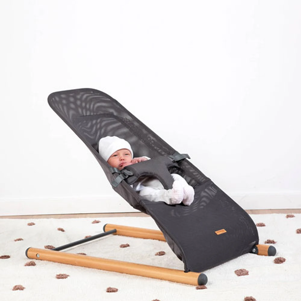 Childhome Evolux Bouncer/Portable Baby Lounger with Breathable Mesh