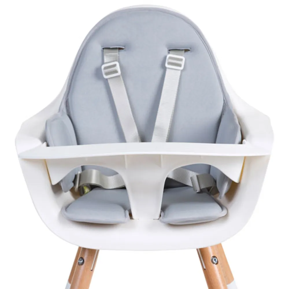 Childhome Evolu Seat Cushion for High Chair - Light Grey