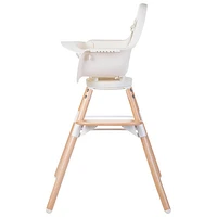 Childhome Evolu One.80 High Chair with Tray - White