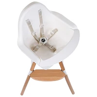 Childhome Evolu One.80 High Chair with Tray - White