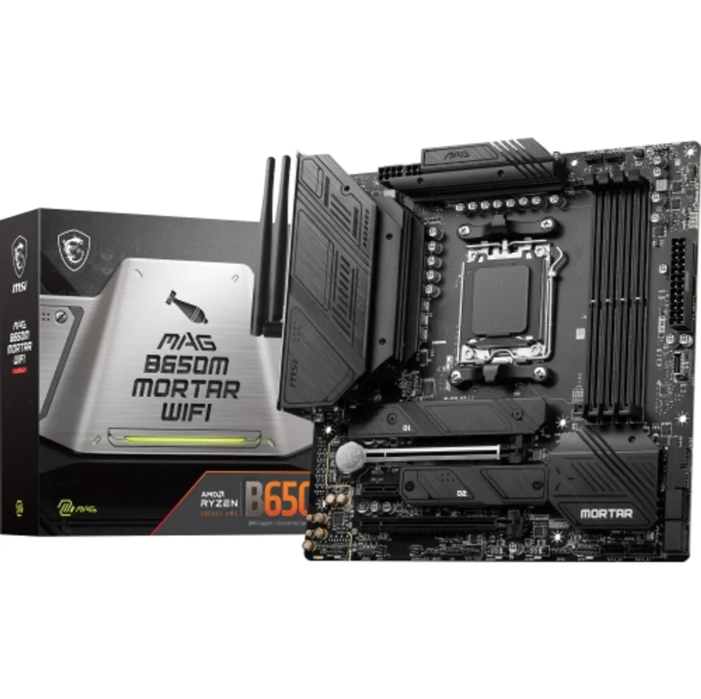 MSI B650 GAMING PLUS WIFI AM5 AMD B650 SATA 6Gb/s ATX Motherboard 